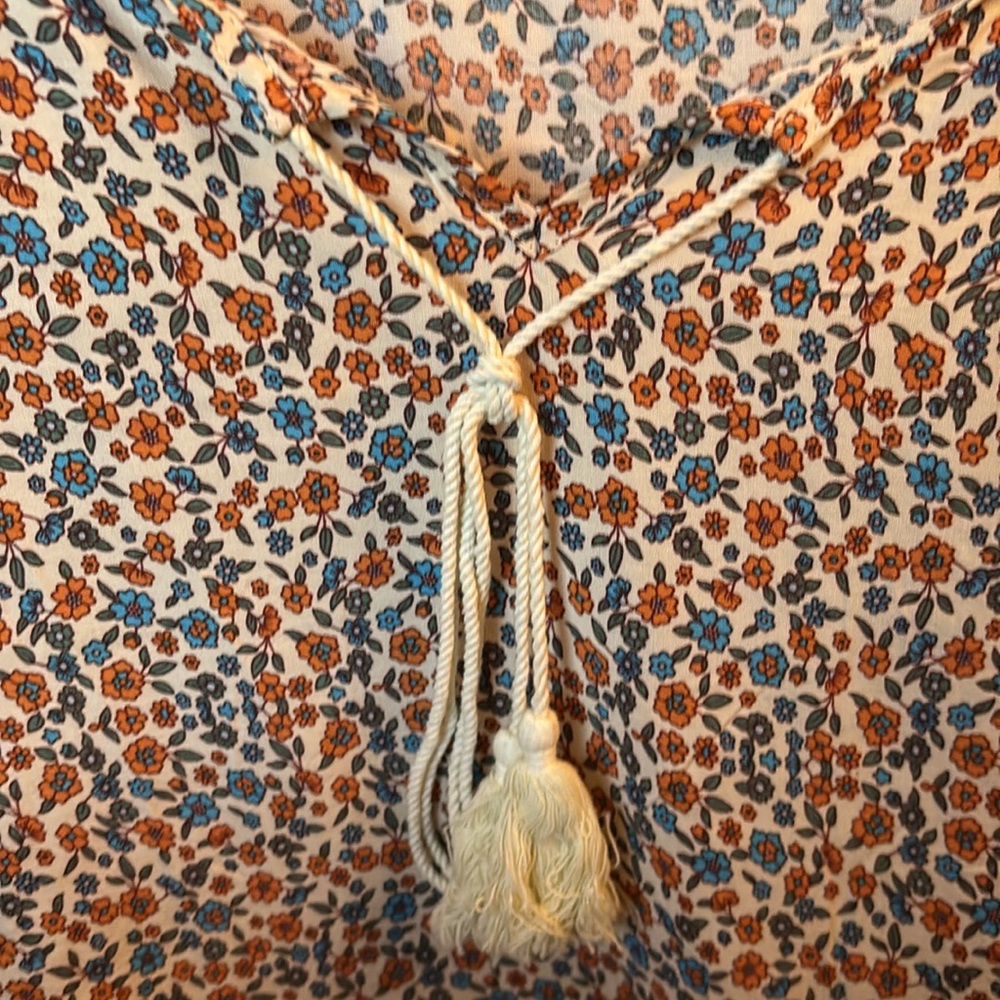 Hotouch Floral Boho Dress with Tassel Size XL - Picture 2 of 8